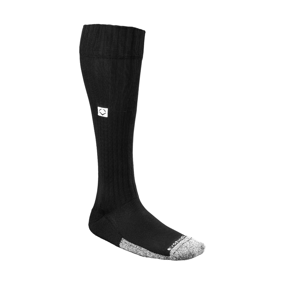 Blacksox EvoShield Pro-SRZ Solid Game Socks — Youth Gameday Pack - Black