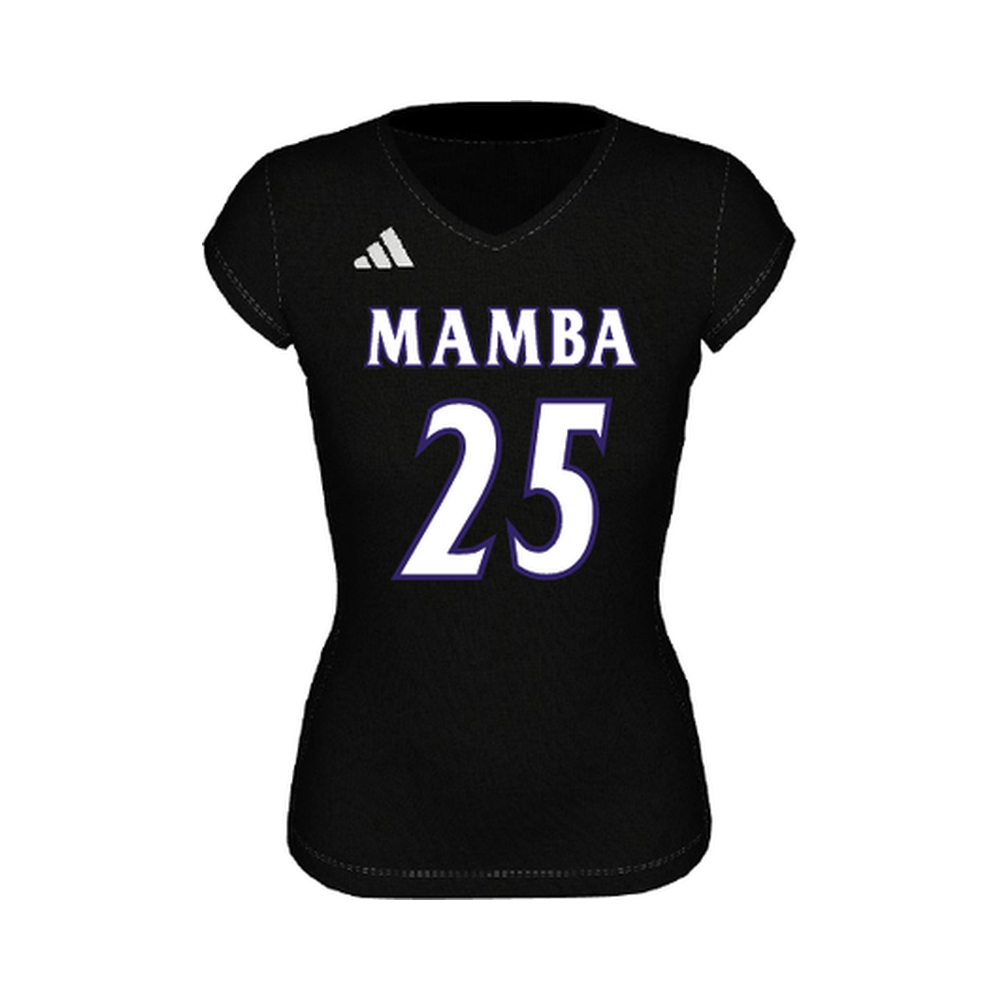 Black Adidas Short Sleeve Jersey — front view