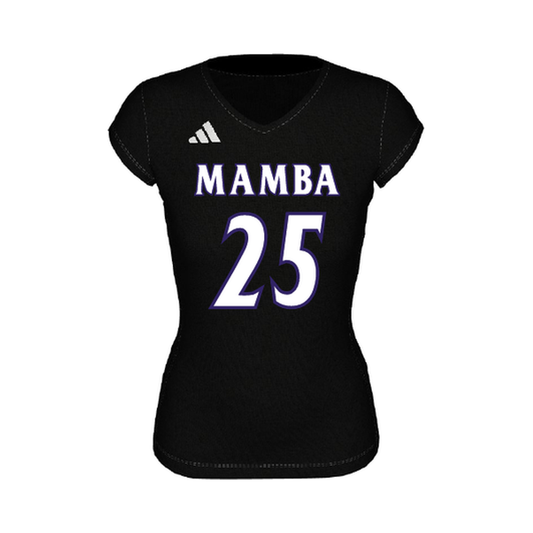Black Adidas Short Sleeve Jersey — front view
