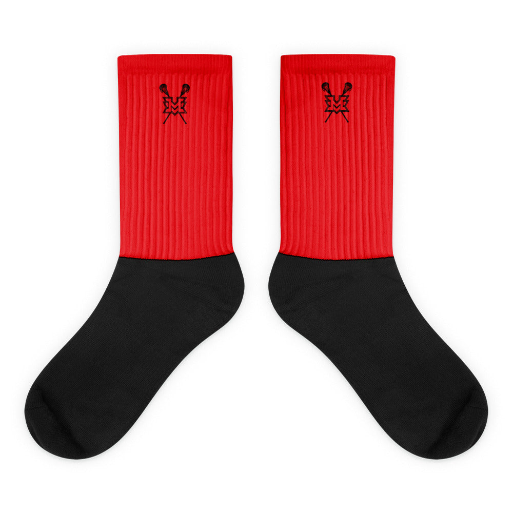Adult MV Lacrosse Performance Crew Socks