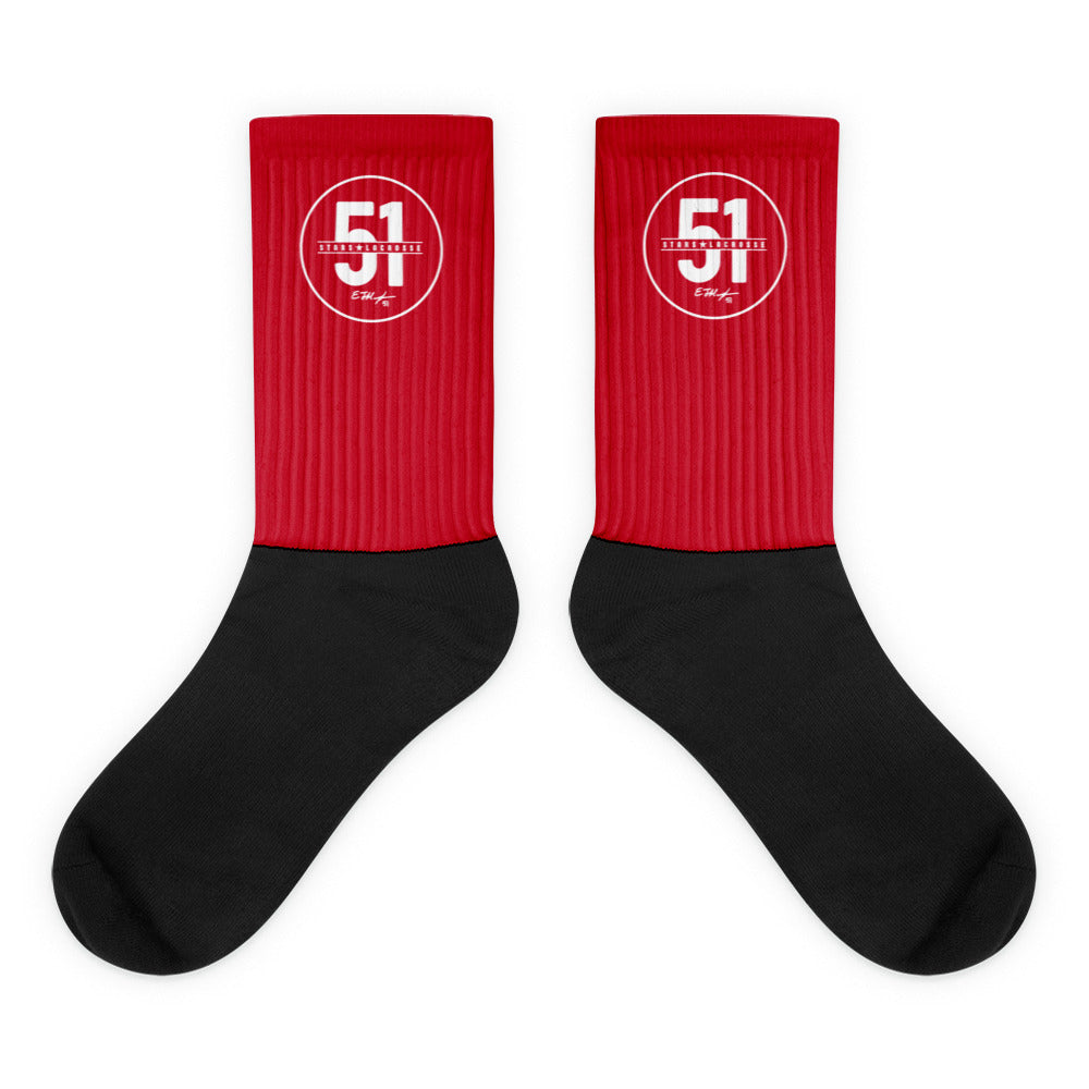 51 Stars Lacrosse Corner Socks