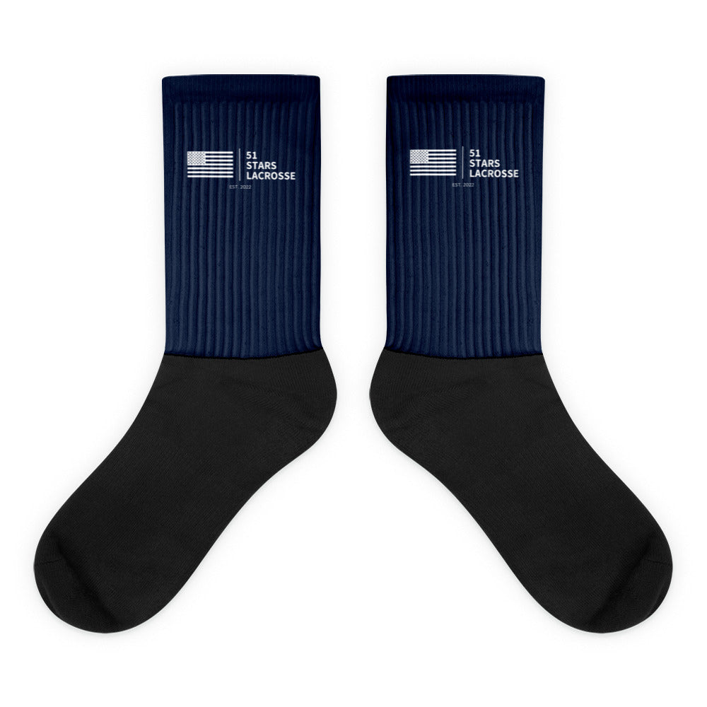 51 Stars Lacrosse Corner Socks