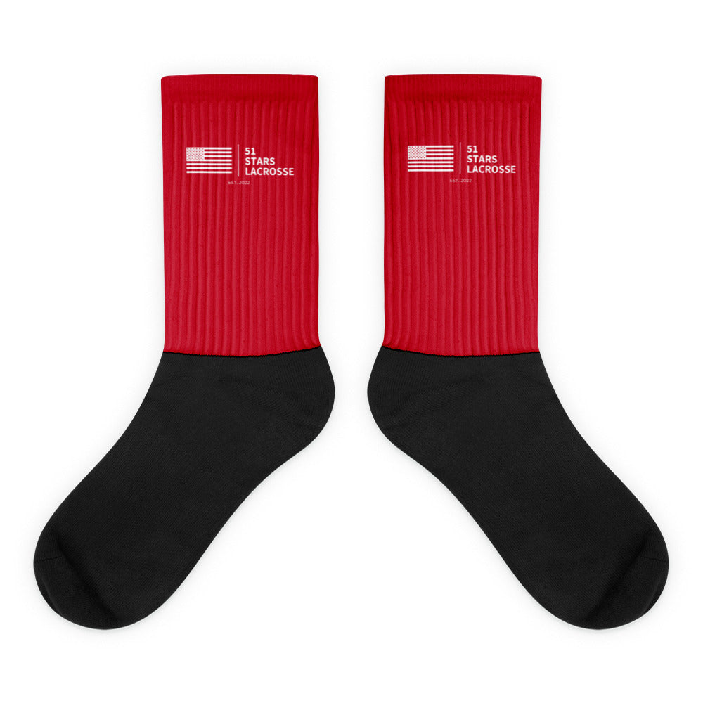 51 Stars Lacrosse Corner Socks