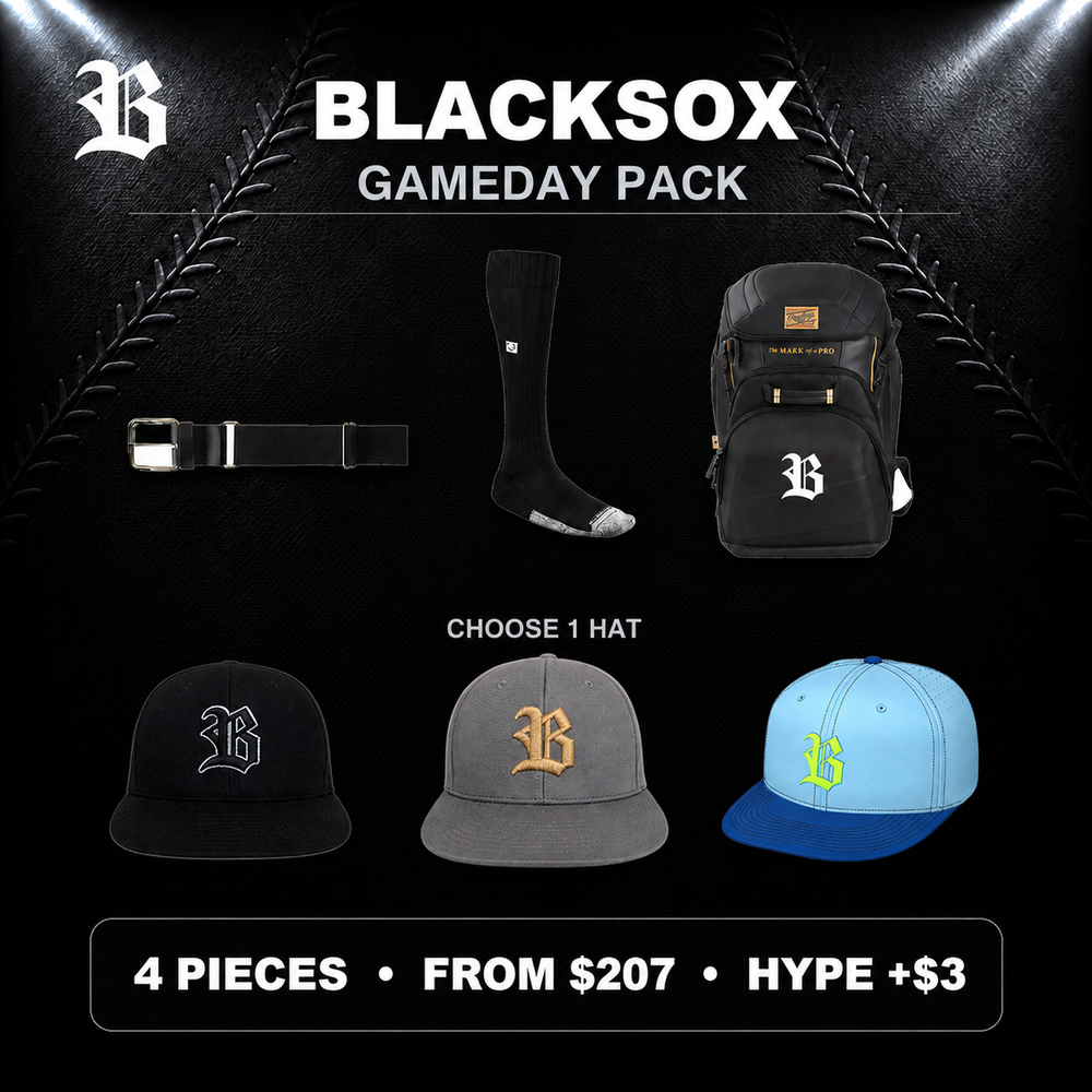 Blacksox Gameday Pack – 4 pieces, choose one hat