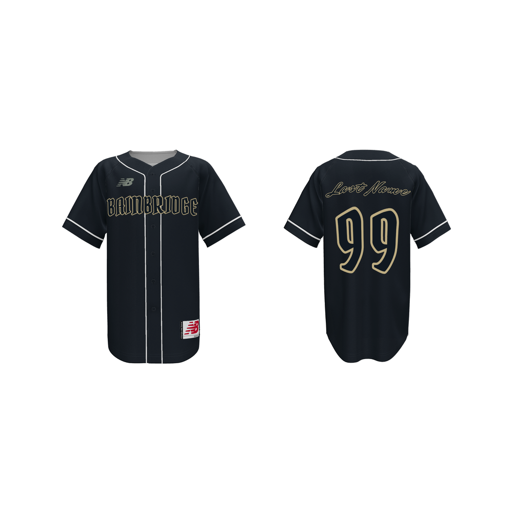 Blacksox NB 3000 Youth Full-Button Jersey