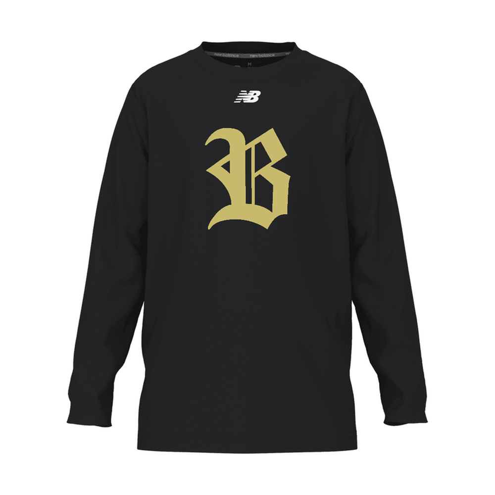 Youth Blacksox Activate Long Sleeve Tech T-Shirt — Youth Swag Pack - Black