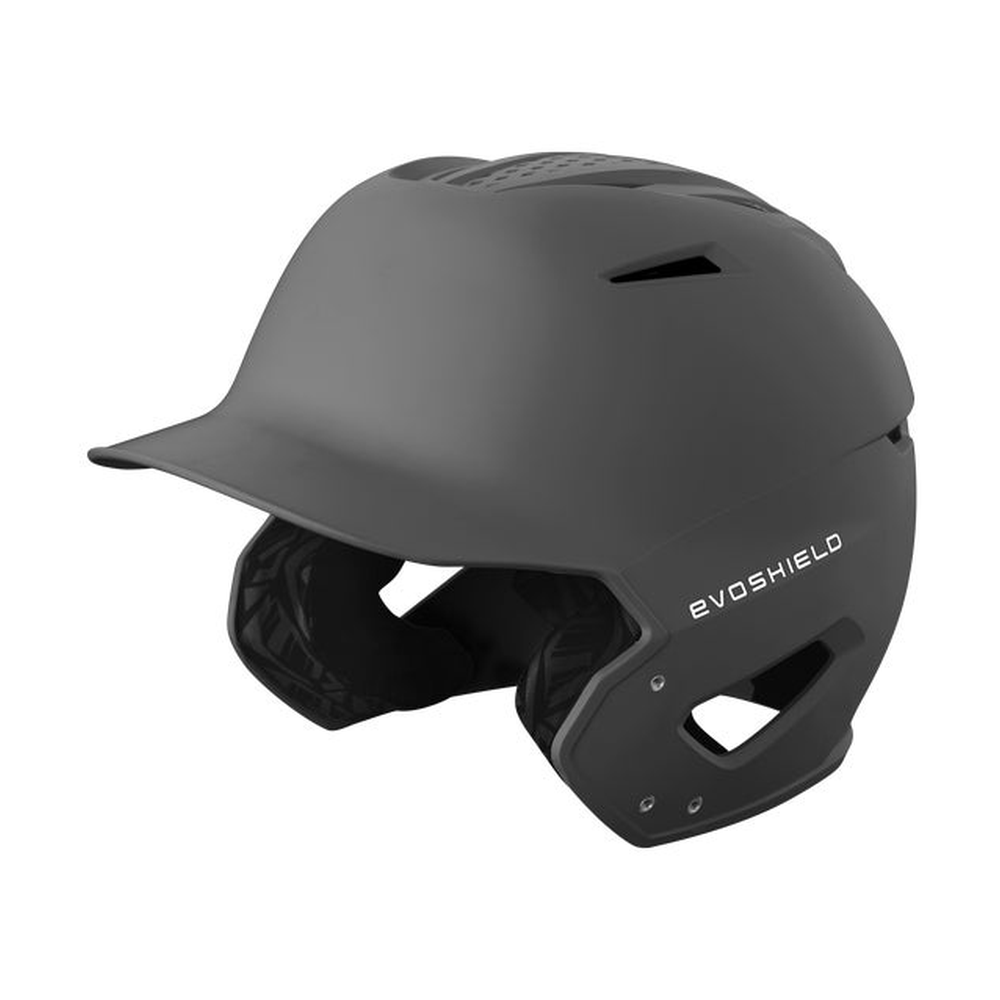 Blacksox EvoShield XVT 2.0 Matte Batting Helmet — Youth Gameday Pack - Matte Grey