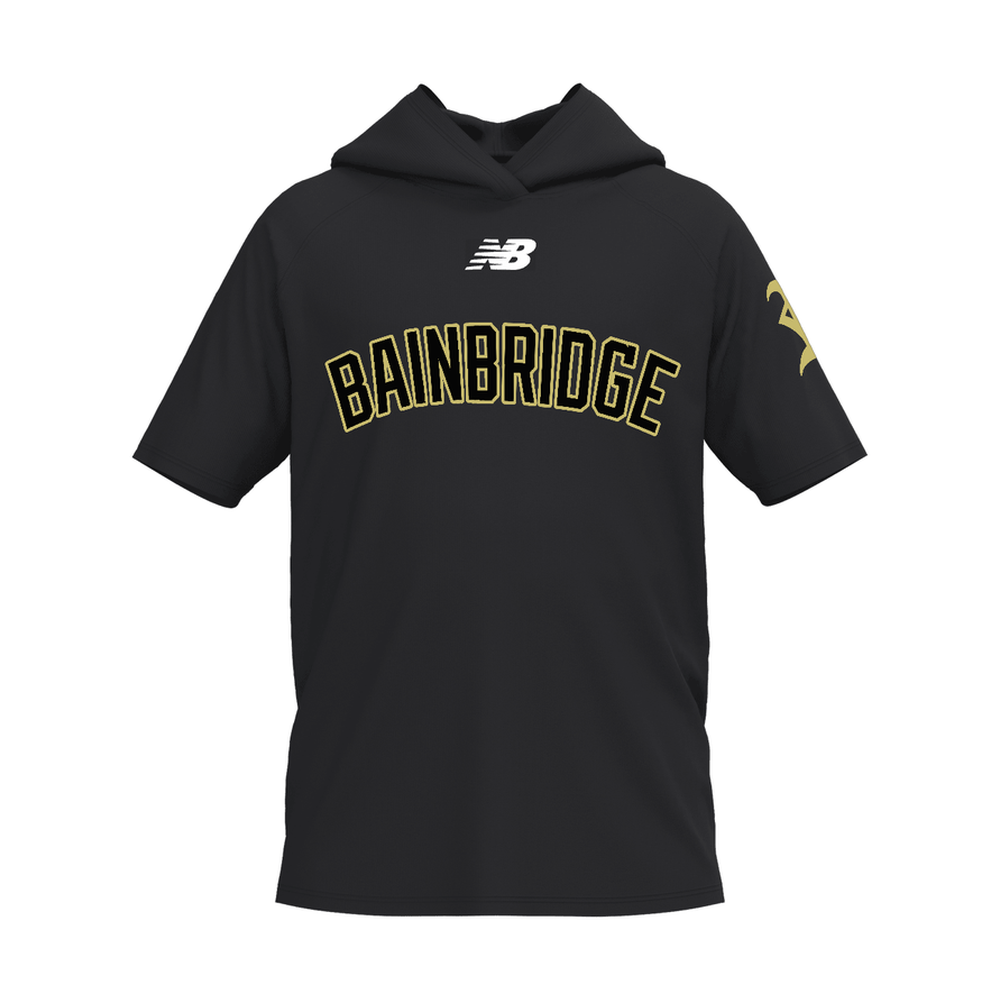 Youth Blacksox Short Sleeve Athletics Lightweight Hoodie — Youth Swag Pack - Black