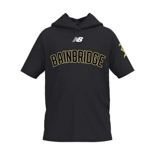 Youth Blacksox Short Sleeve Athletics Lightweight Hoodie — Youth Swag Pack - Black