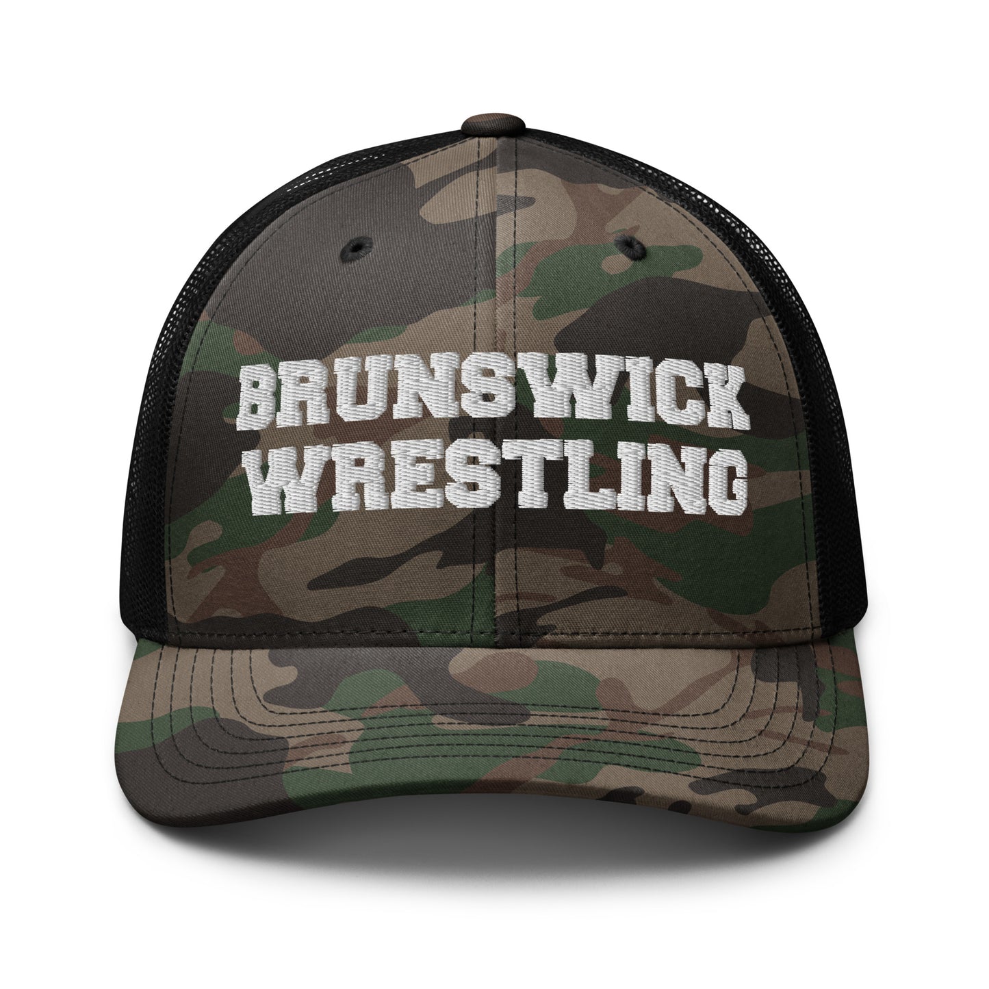 BJR Wrestling Camo Trucker Hat