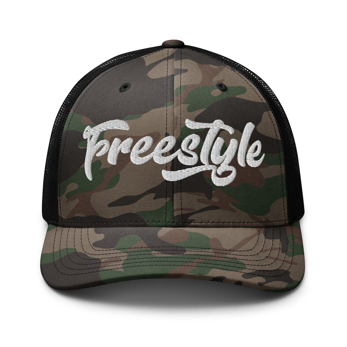 Freestyle Lacrosse Camouflage Trucker Hat