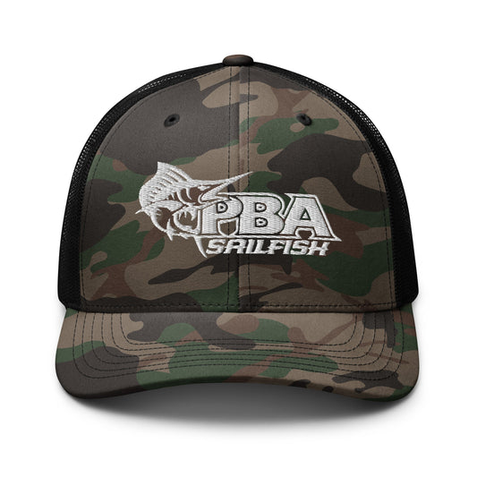 PBA Lacrosse Camouflage Trucker Hat