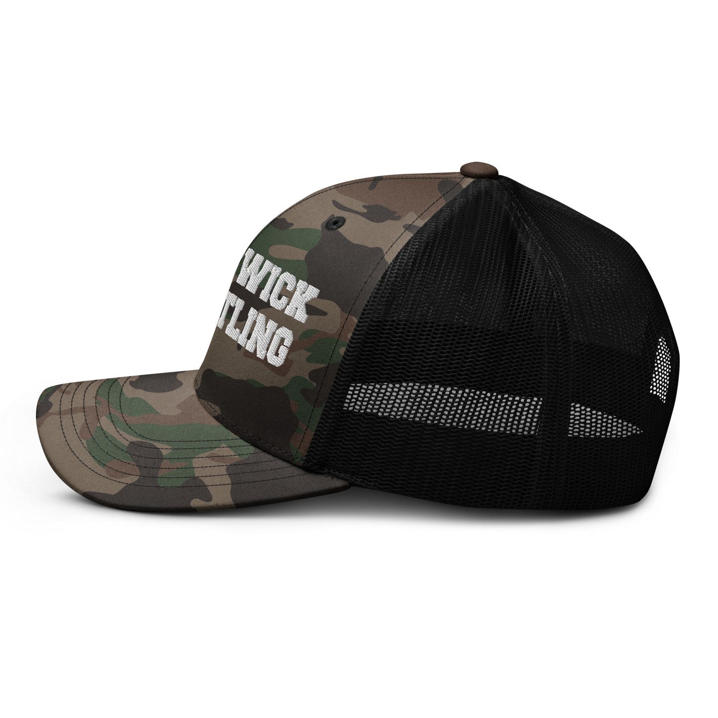 BJR Wrestling Camo Trucker Hat