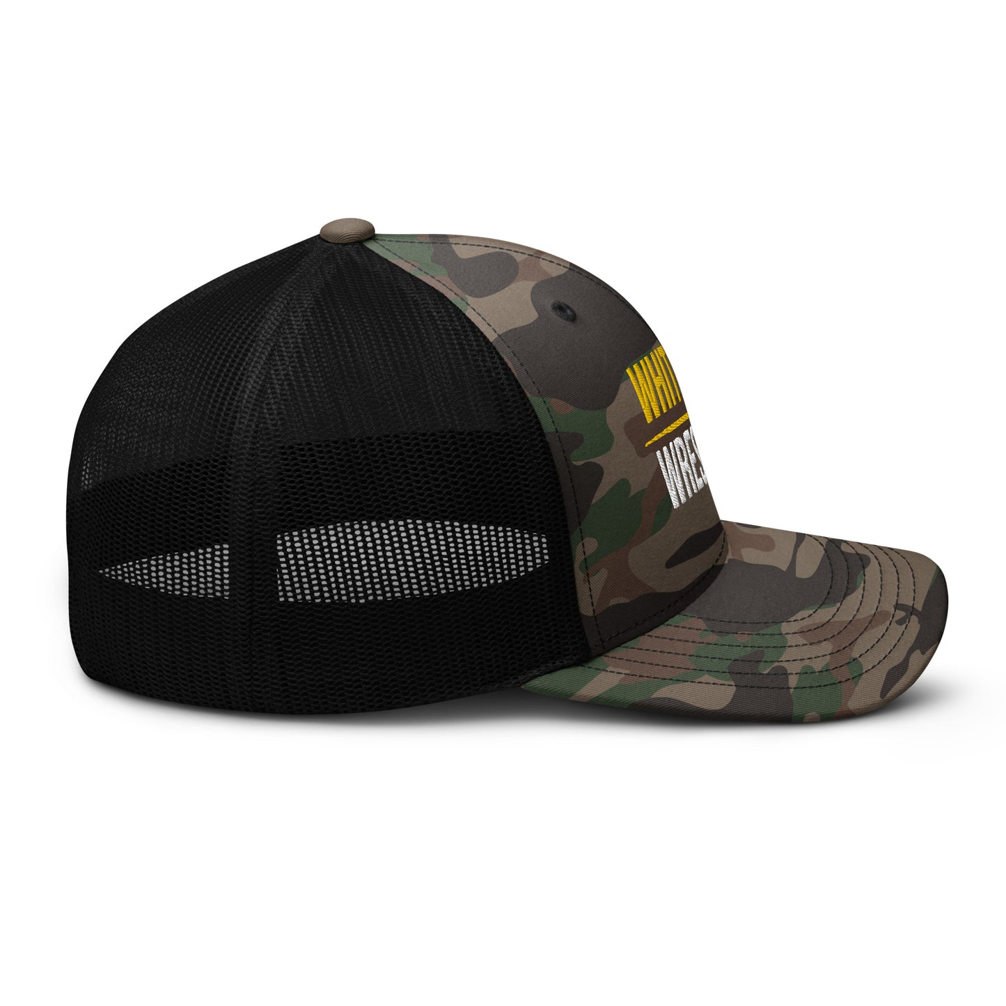 Whitehall Wrestling Camo Trucker Hat
