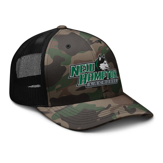 NHS Lacrosse Camouflage Trucker Hat