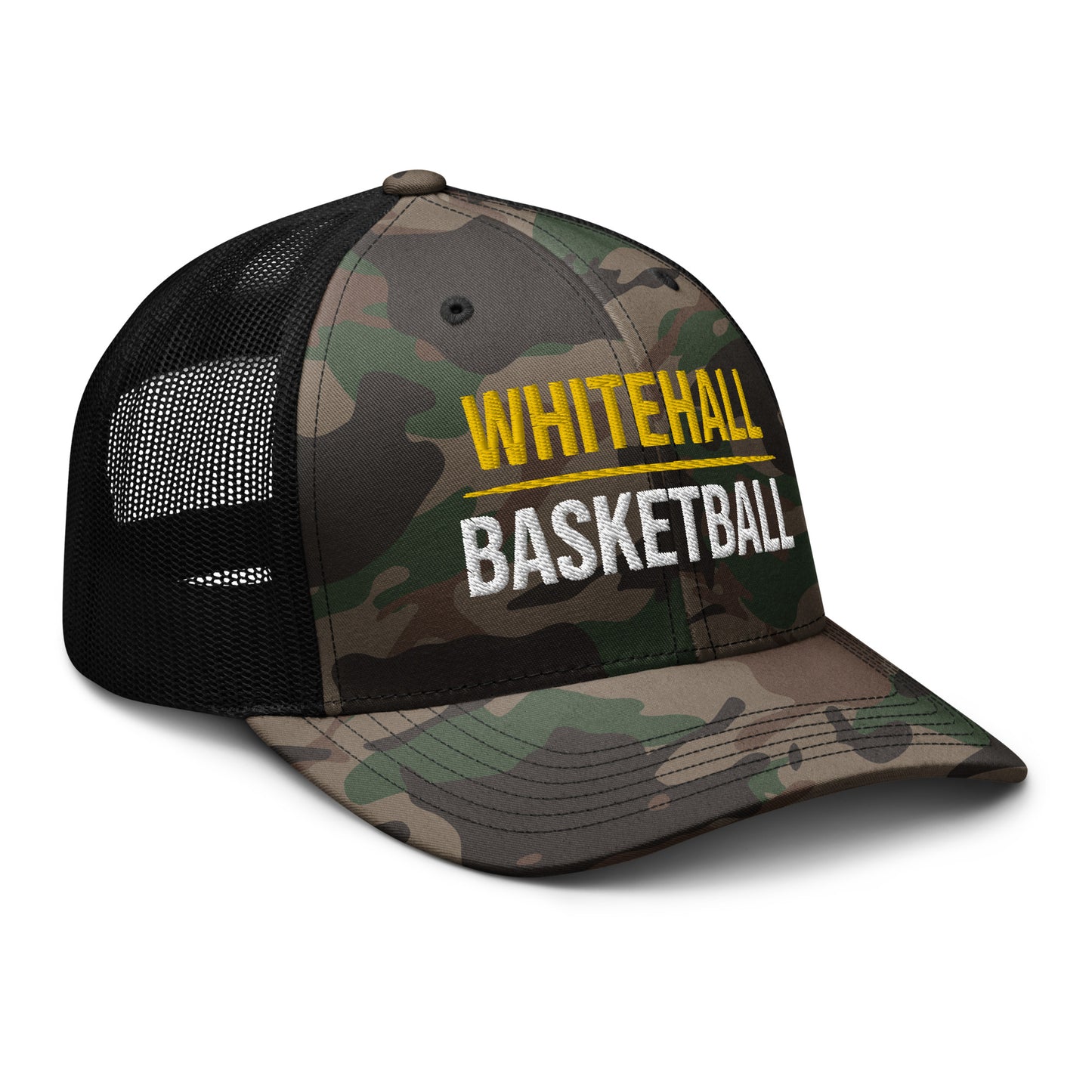 Whitehall Basketball Camo Trucker Hat