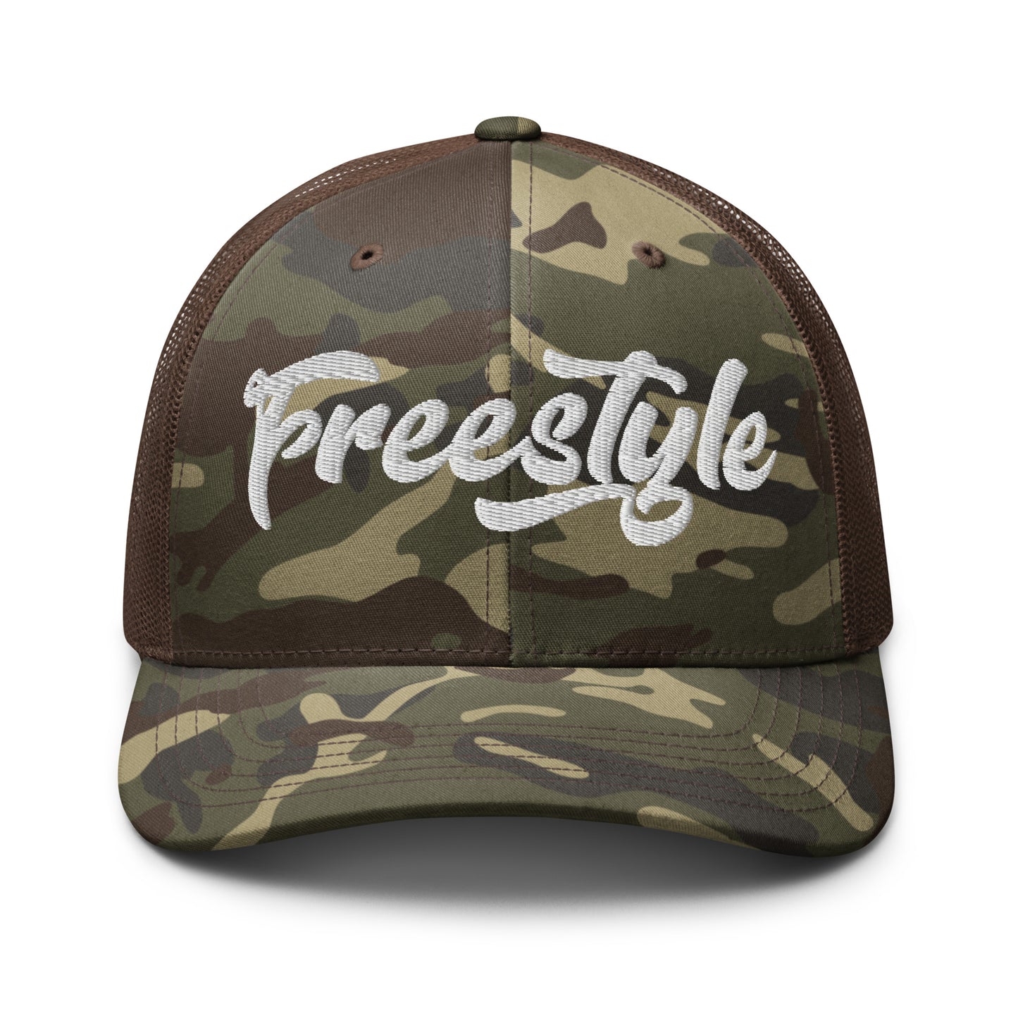 Freestyle Lacrosse Camouflage Trucker Hat