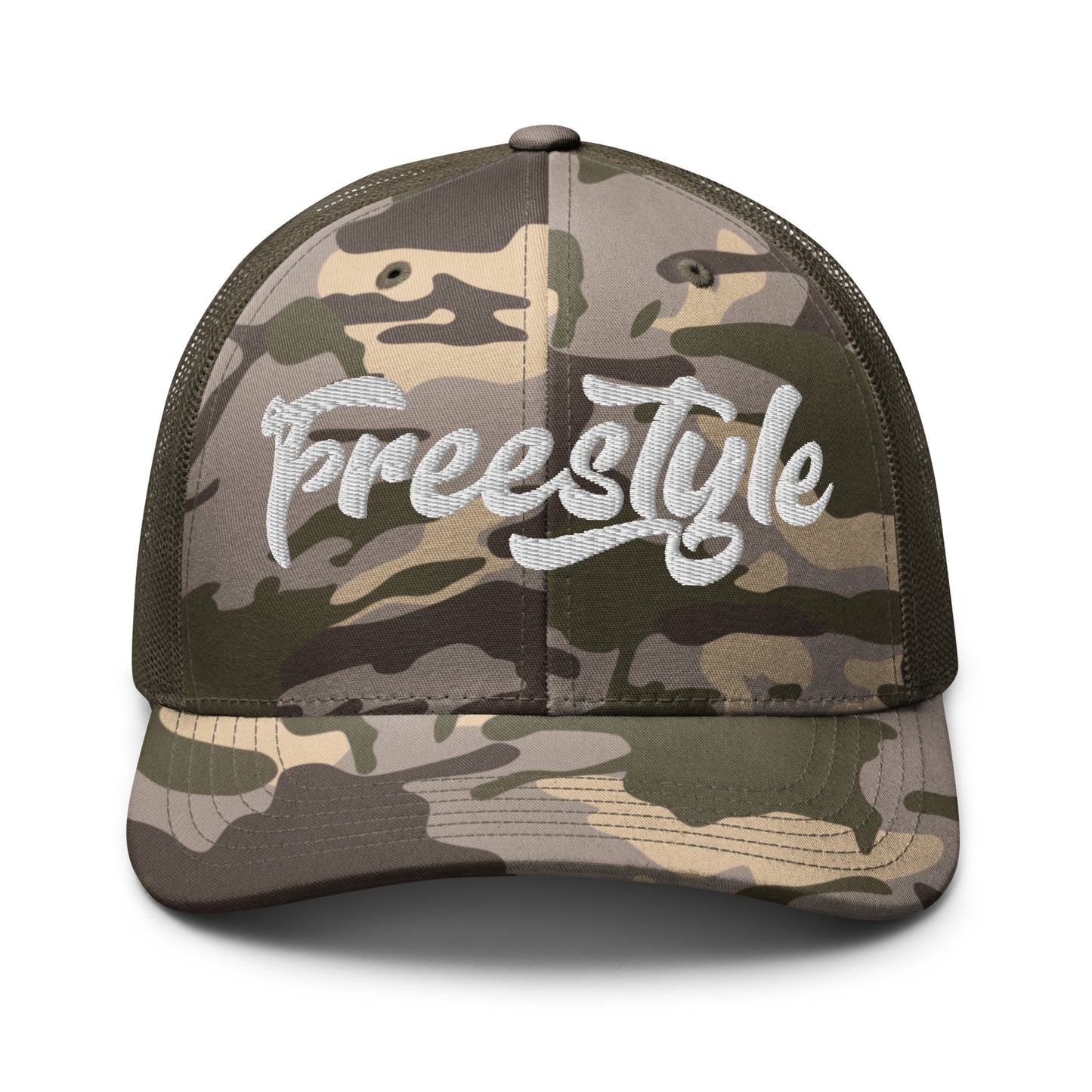 Freestyle Lacrosse Camouflage Trucker Hat