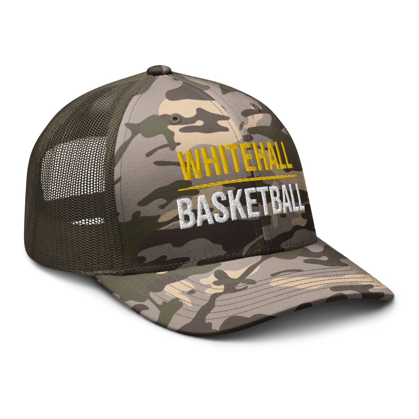 Whitehall Basketball Camo Trucker Hat