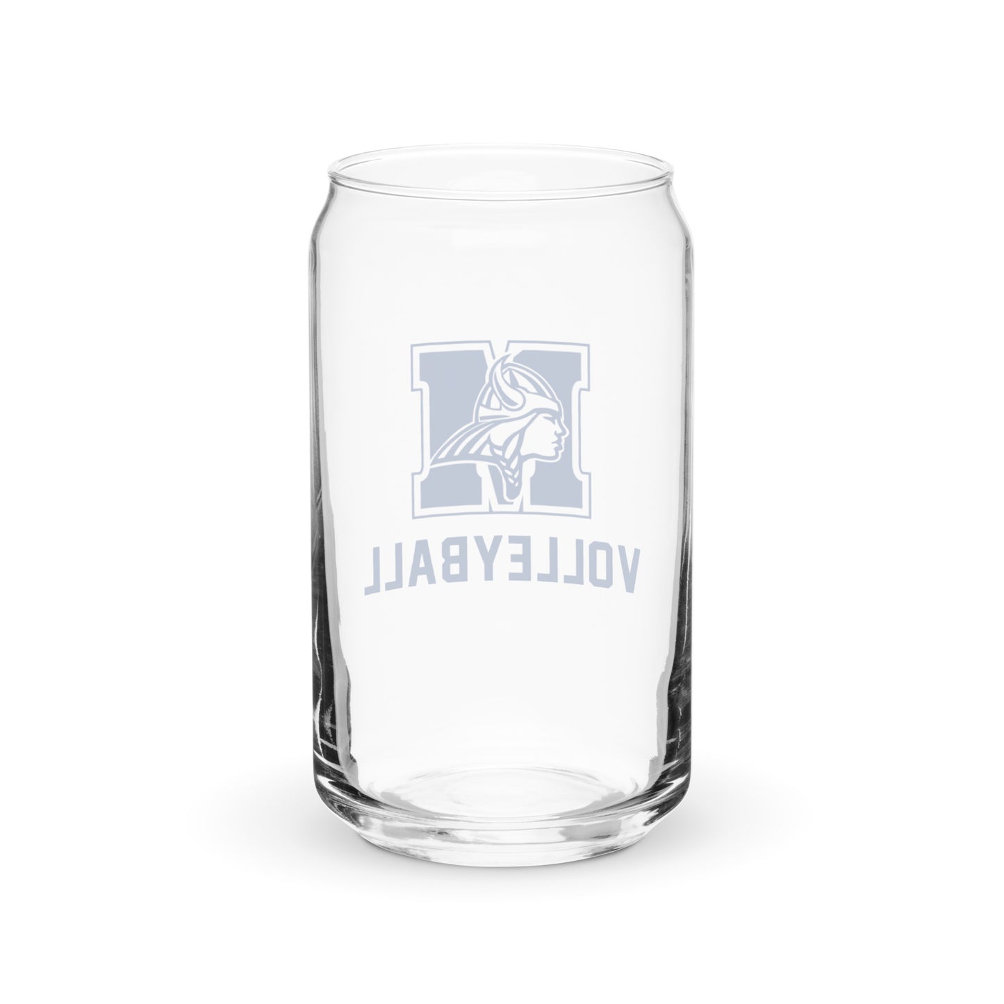 Maclay Can-Shaped Glass w/ Lid & Straw (16 oz)