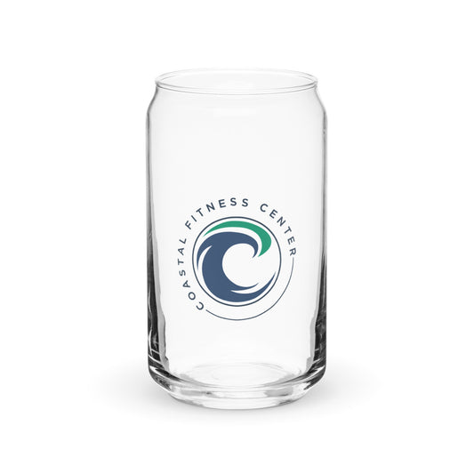 Can-Shaped Glass W/ Lid & Straw (16 oz)