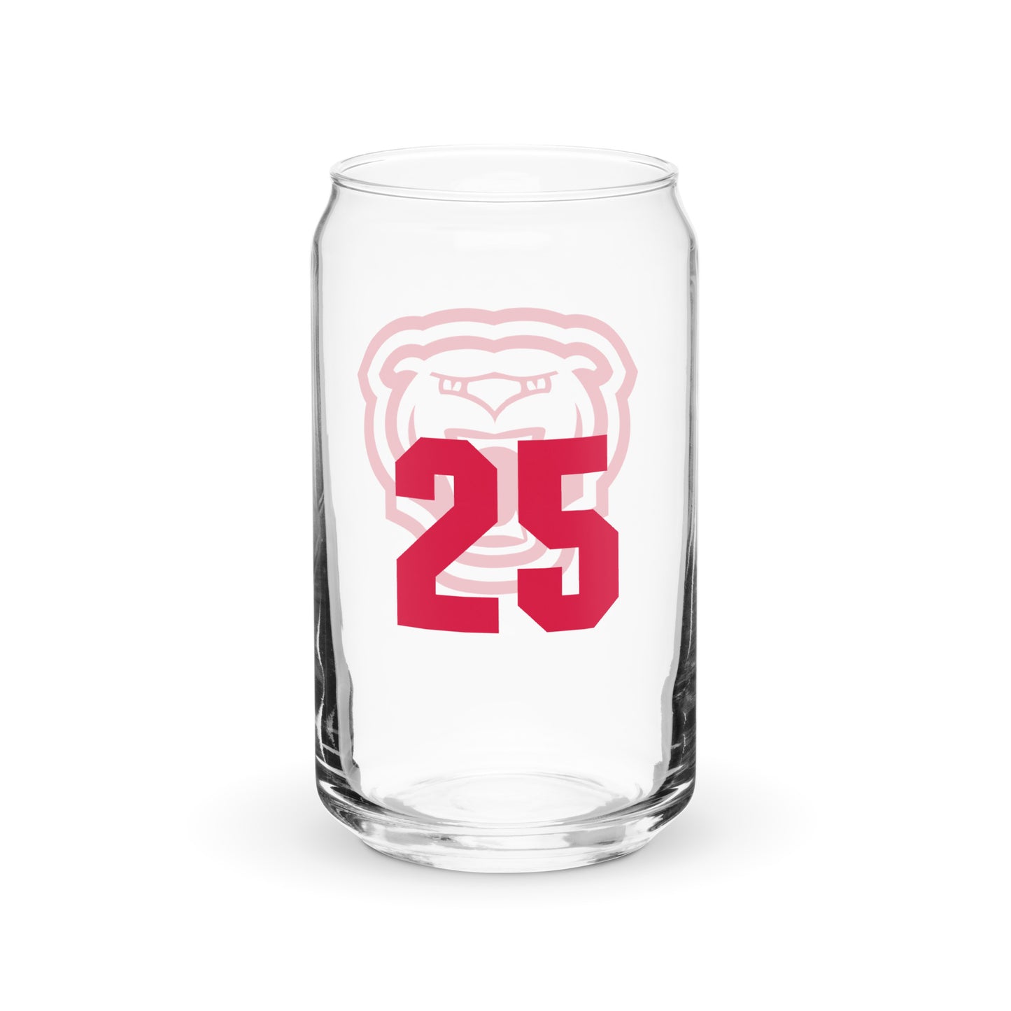 Personalizable Bartlett HS Lacrosse Can-Shaped Glass