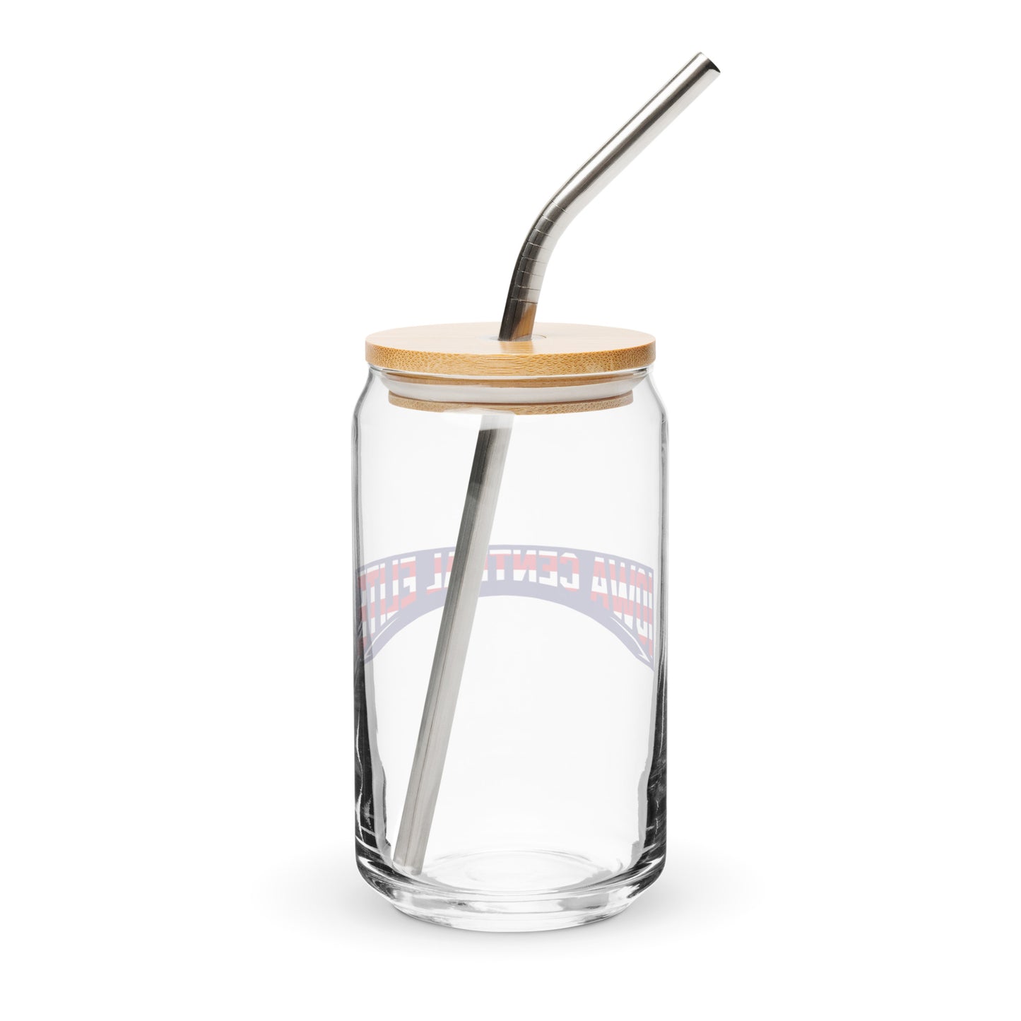 ICE LAX Can-Shaped Glass w/ Lid & Straw (16 oz)