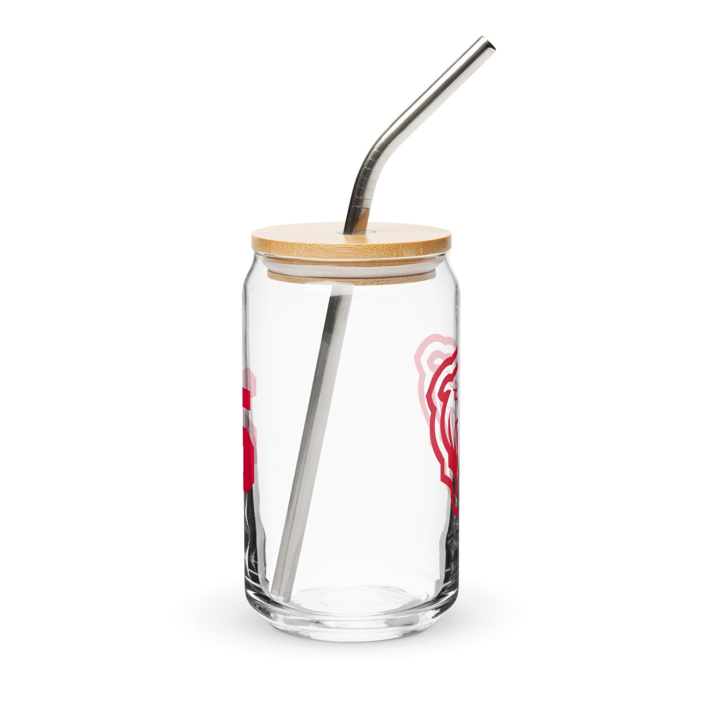 Personalizable Bartlett HS Lacrosse Can-Shaped Glass