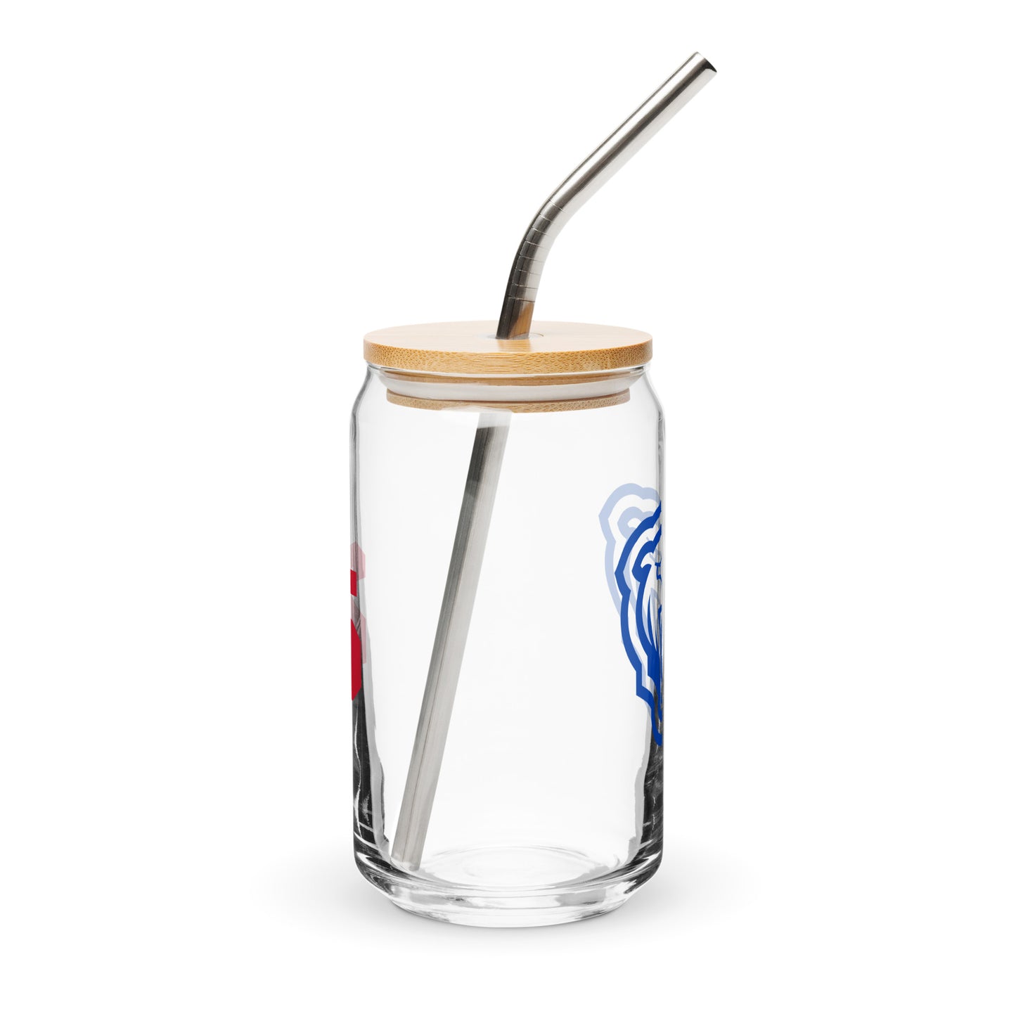 Personalizable - Bartlett HS Lacrosse Can-Shaped Glass
