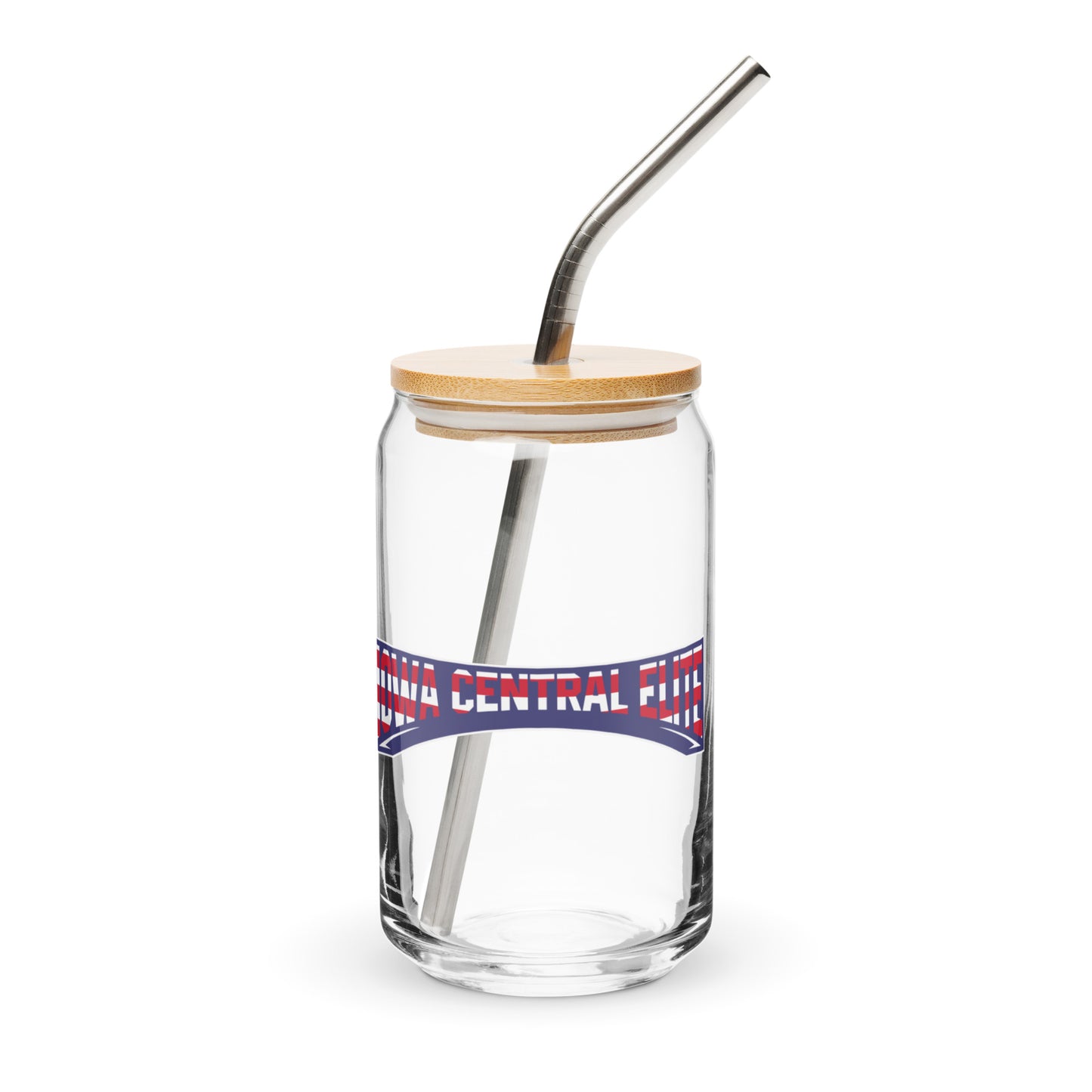 ICE LAX Can-Shaped Glass w/ Lid & Straw (16 oz)