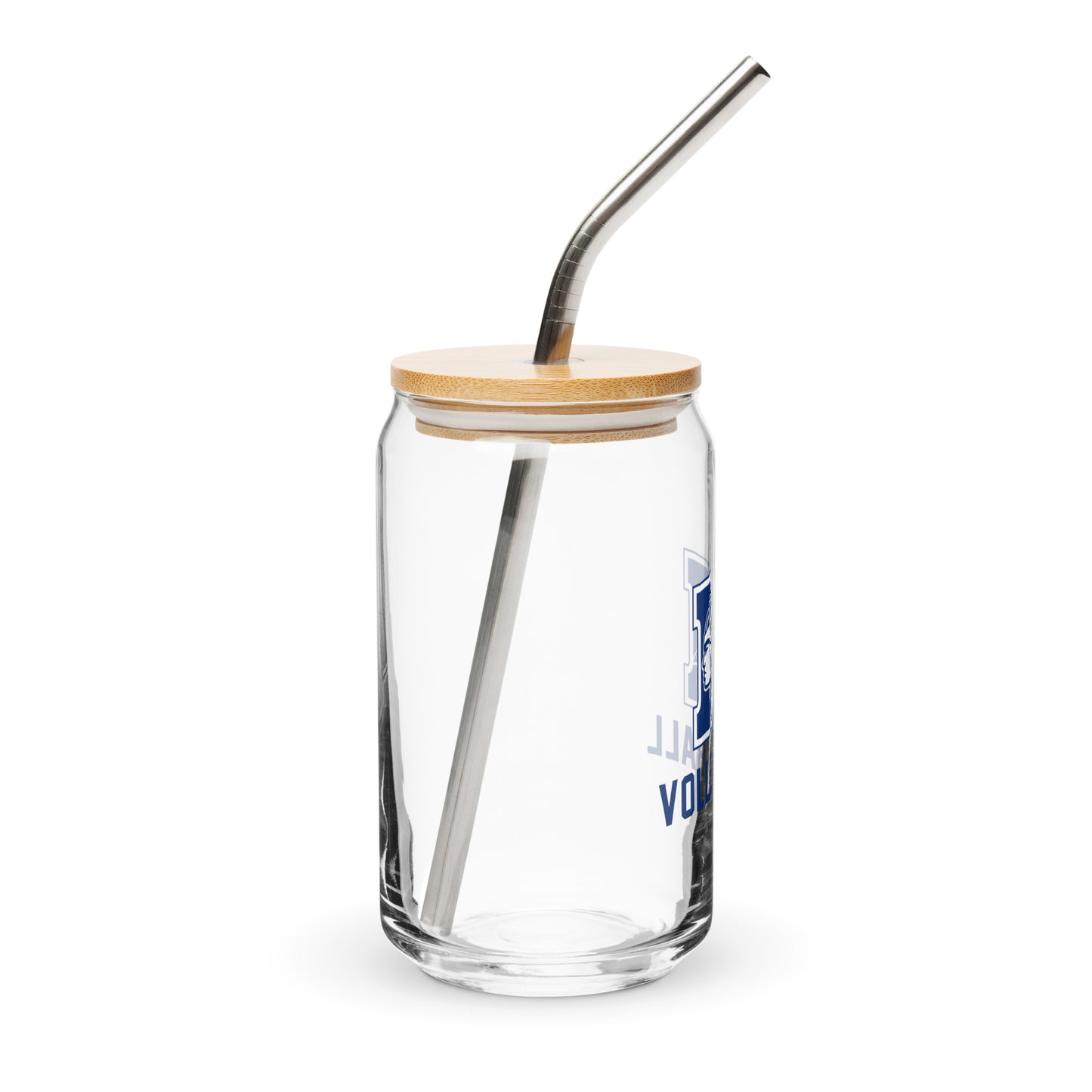 Maclay Can-Shaped Glass w/ Lid & Straw (16 oz)