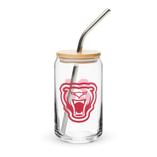 Personalizable Bartlett HS Lacrosse Can-Shaped Glass