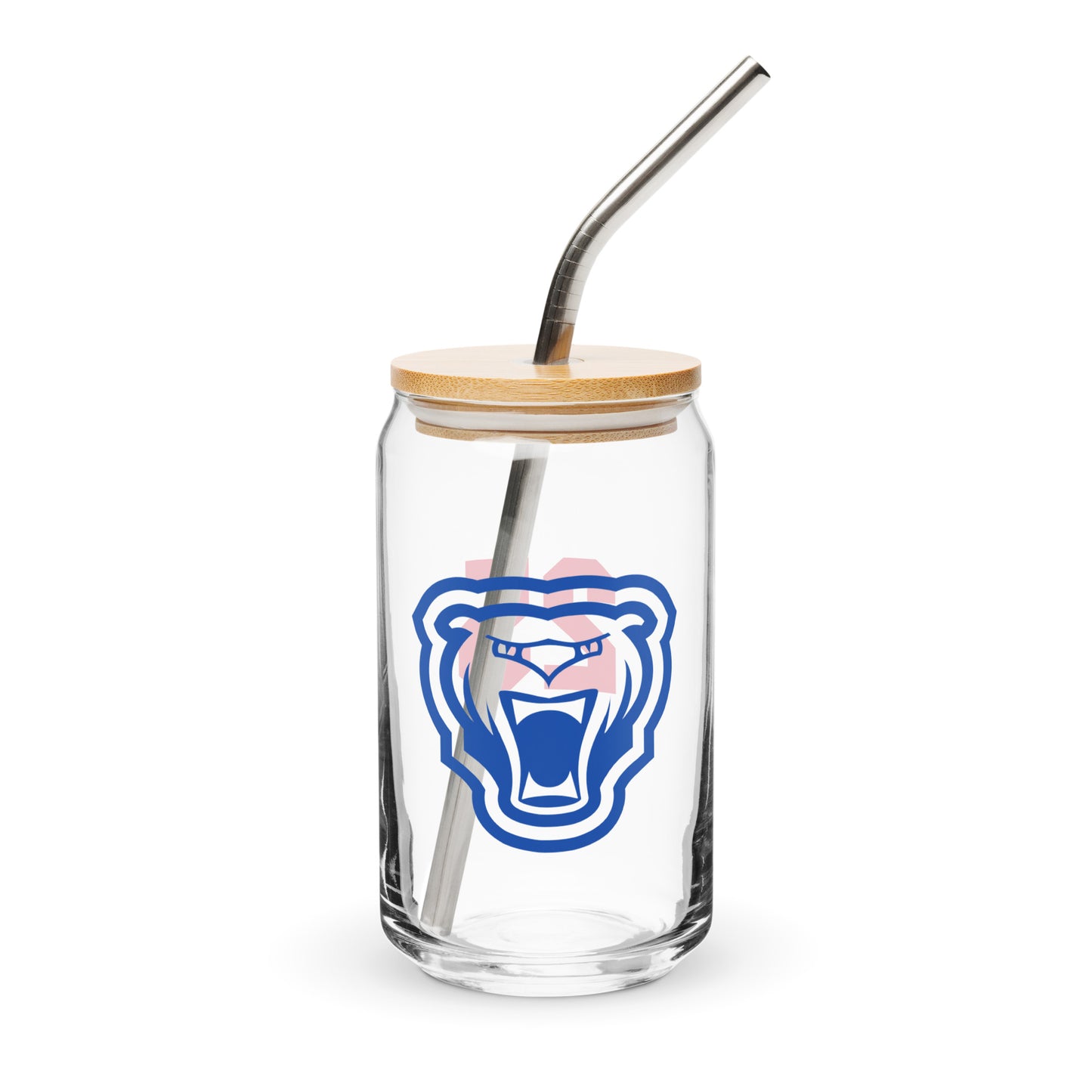 Personalizable - Bartlett HS Lacrosse Can-Shaped Glass