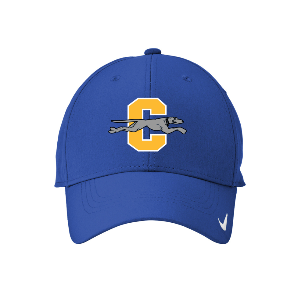 Game Royal Nike Dri-FIT Legacy Cap with CHS Greyhound embroidery