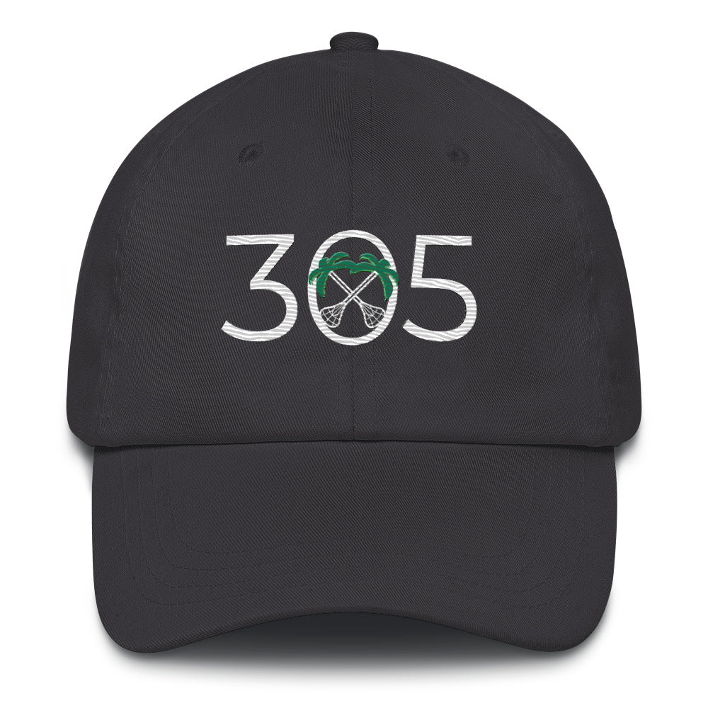 Lax in the 305 Yupoong Classic Dad Hat
