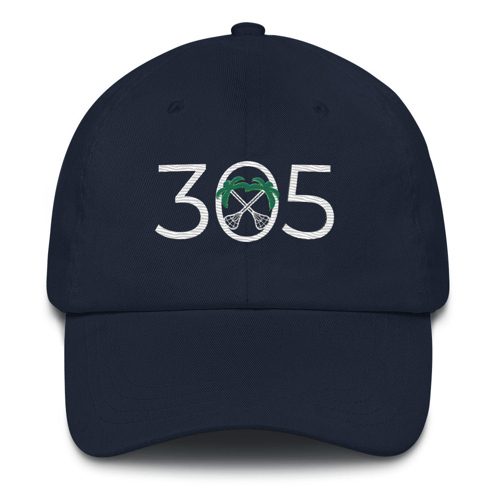 Lax in the 305 Yupoong Classic Dad Hat