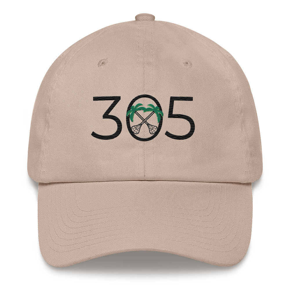 Lax in the 305 Yupoong Classic Dad Hat