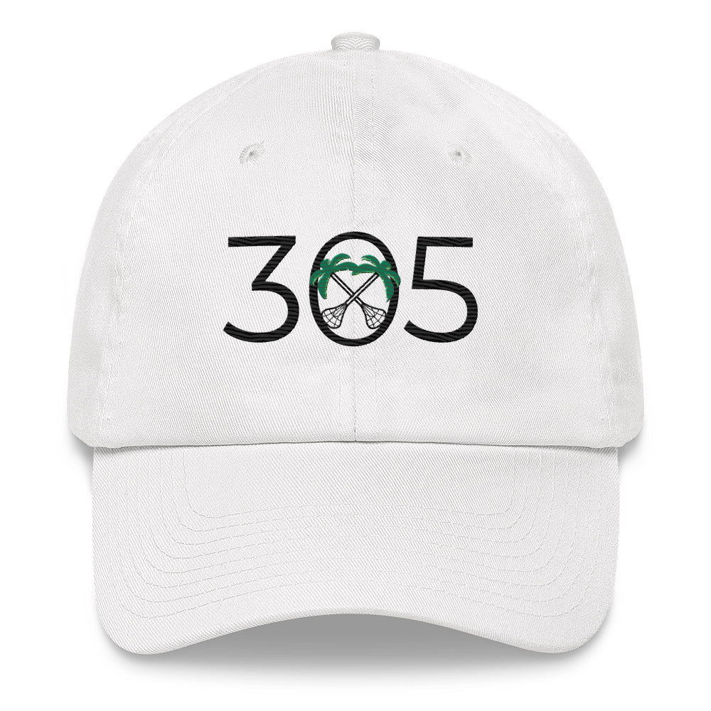 Lax in the 305 Yupoong Classic Dad Hat