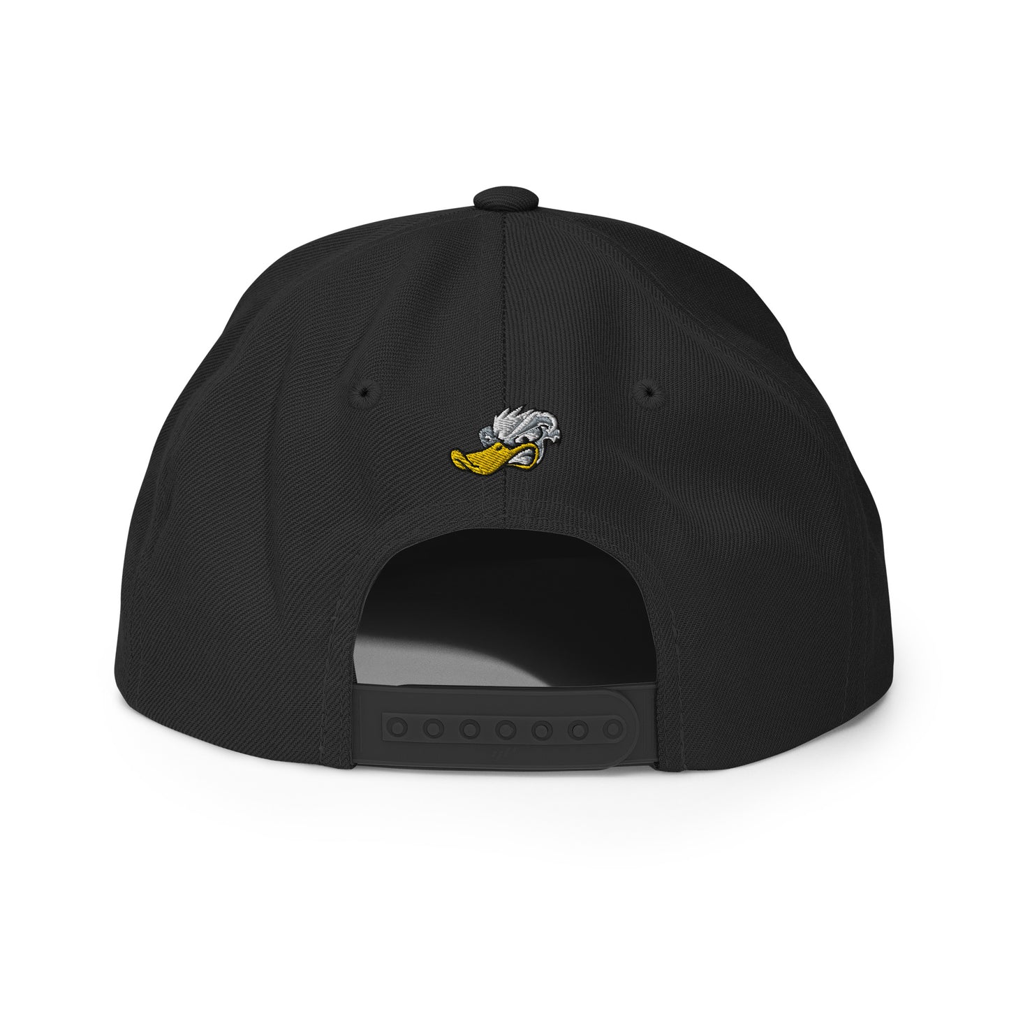 Grey Duck Lacrosse Snapback Hat (Front & Back)