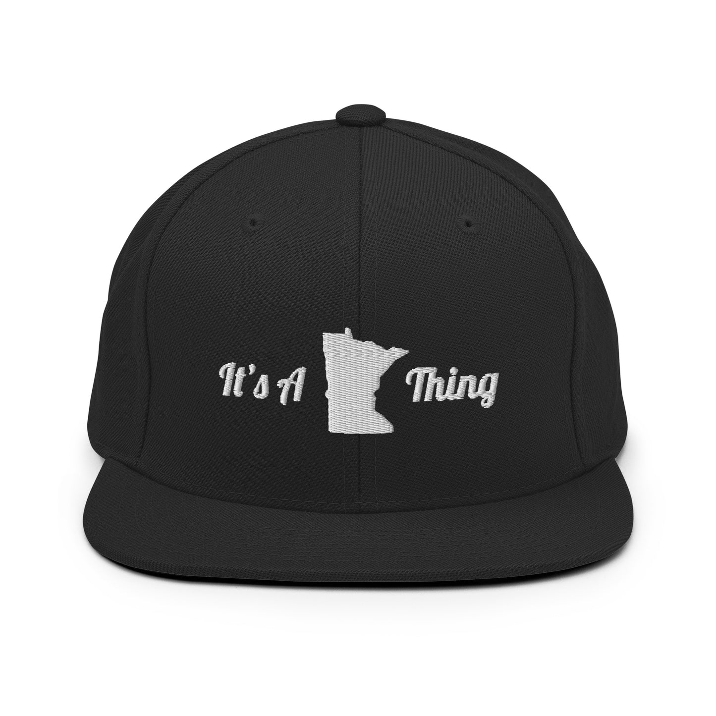 Grey Duck Lacrosse Snapback Hat (Front & Back)