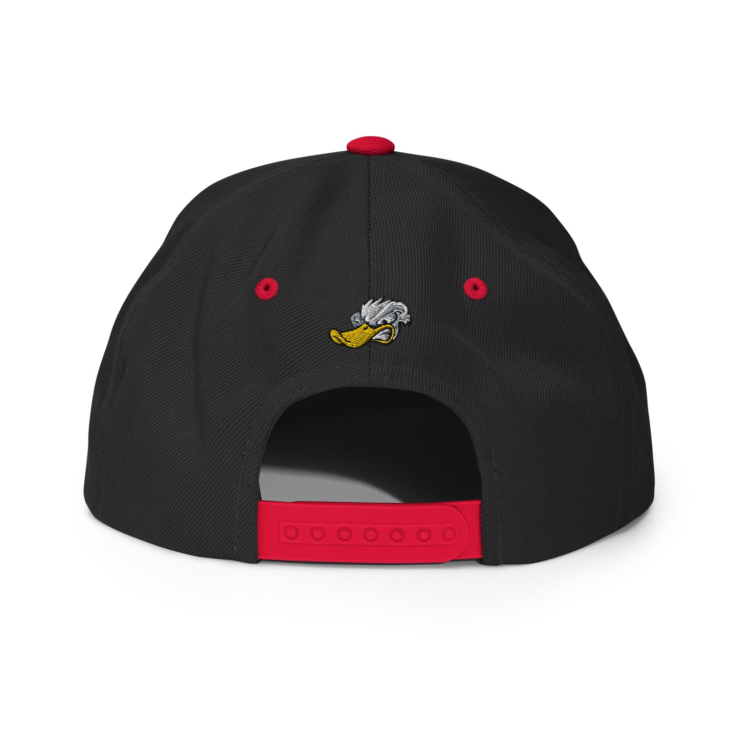 Grey Duck Lacrosse Snapback Hat (Front & Back)