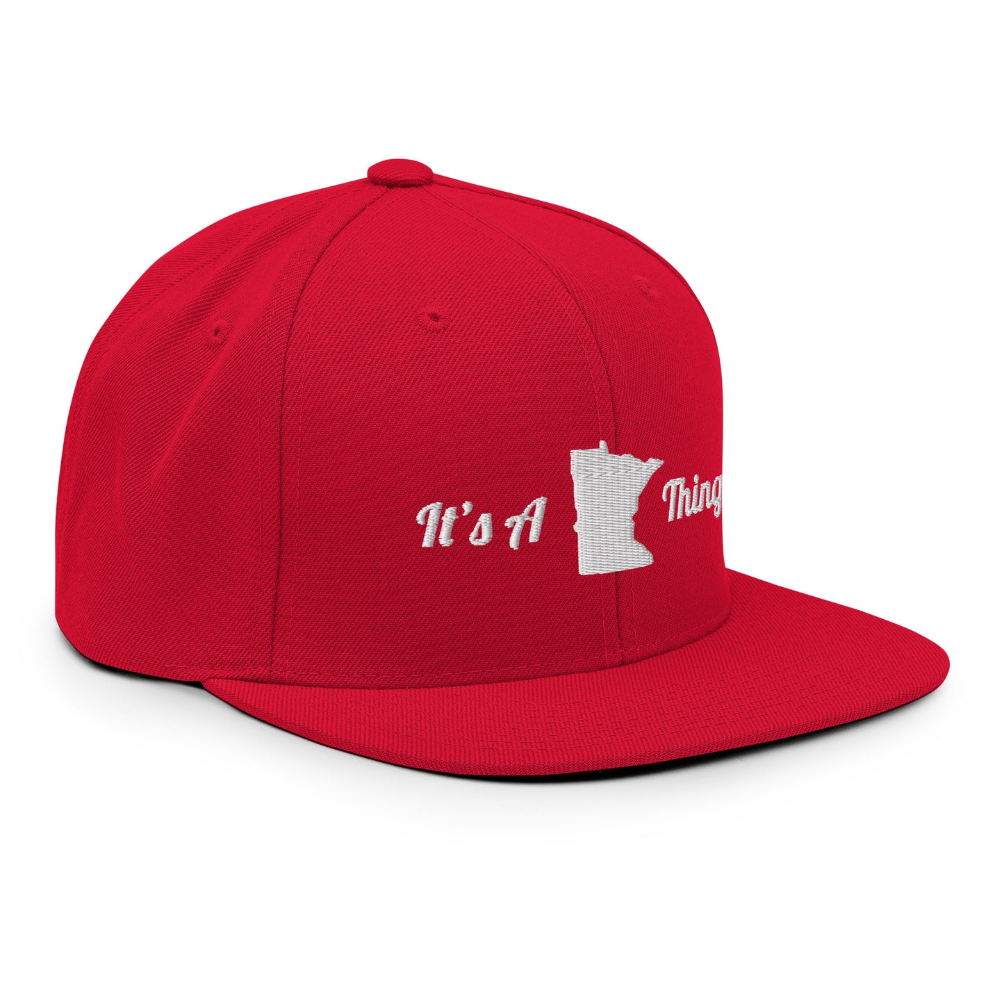 Grey Duck Lacrosse Snapback Hat (Front & Back)