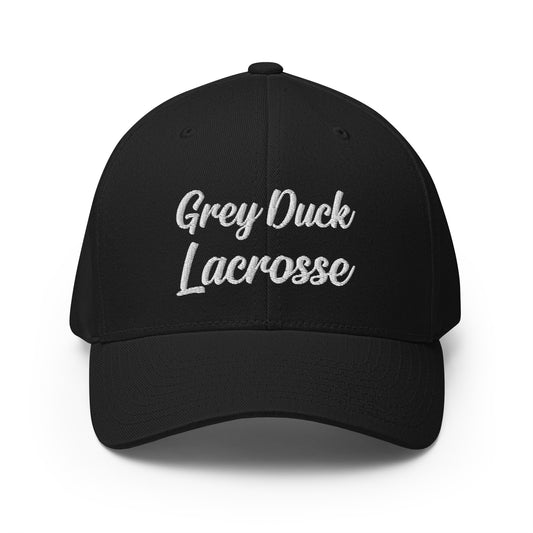 Grey Duck Lacrosse Flexfit Closed Back Hat