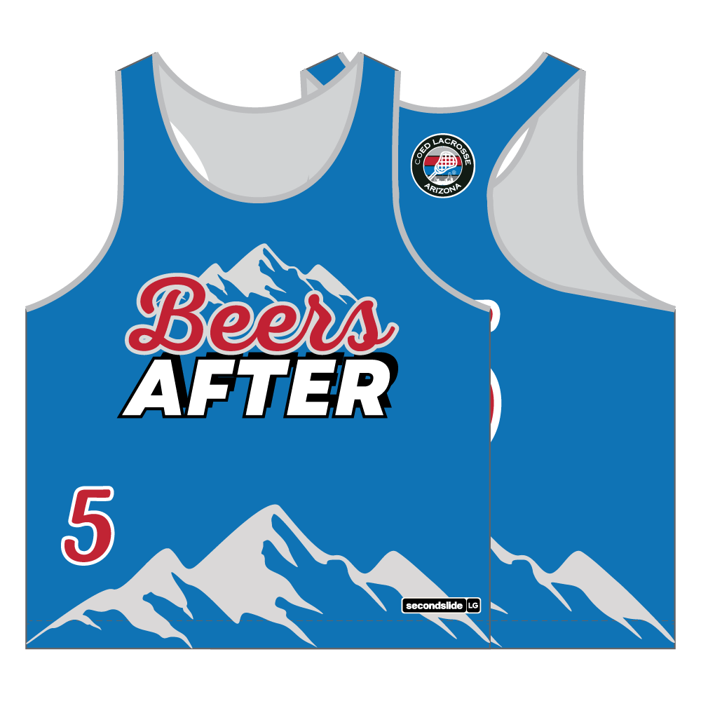 Coed Lacrosse Women's Racerback Reversible Pinnie - Beers After