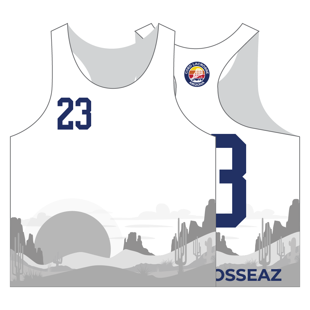 Coed Lacrosse Women's Racerback Reversible Pinnie - AZ1.0