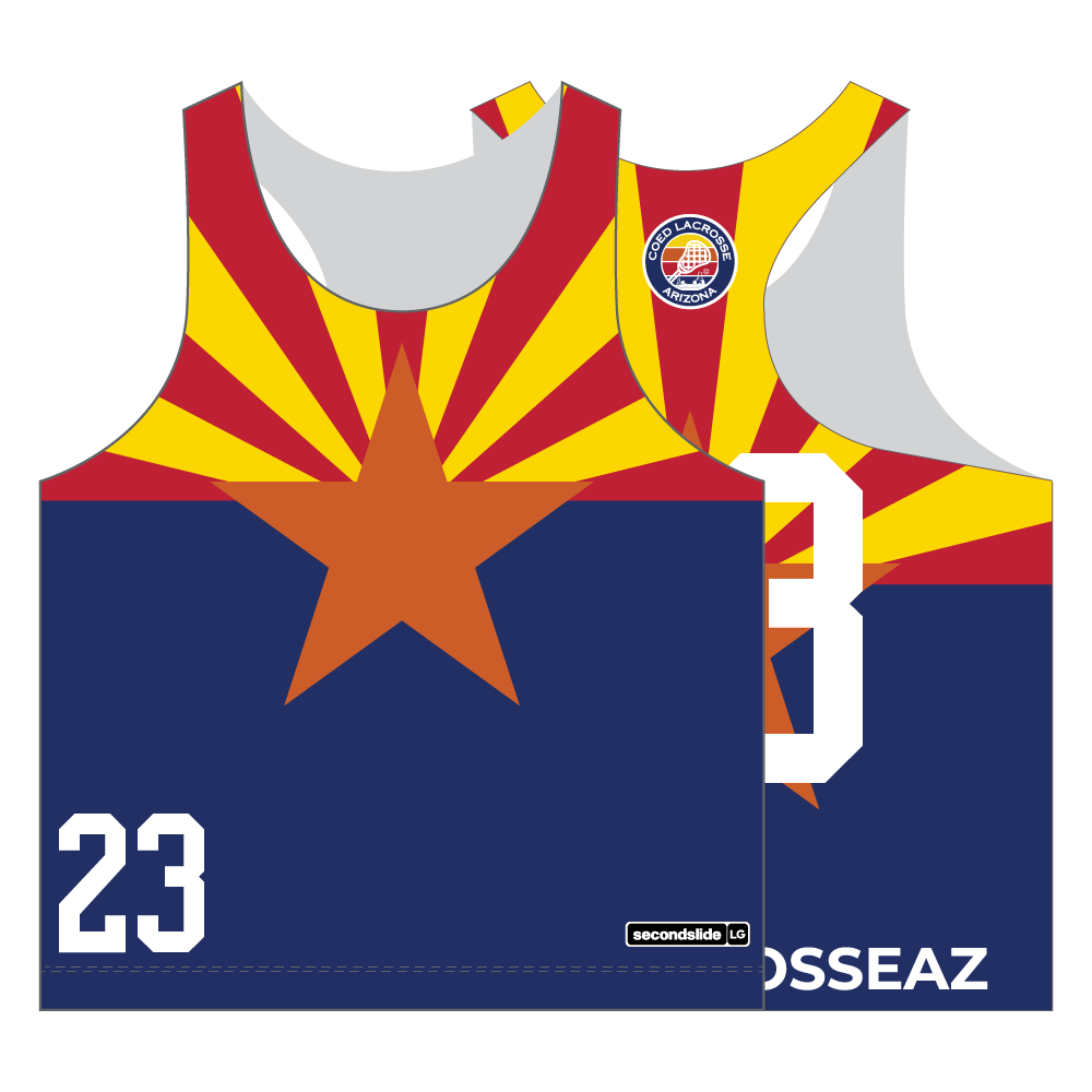 Coed Lacrosse Women's Racerback Reversible Pinnie - AZ1.0