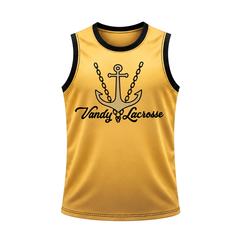 Commodores reversible pinnie — gold front