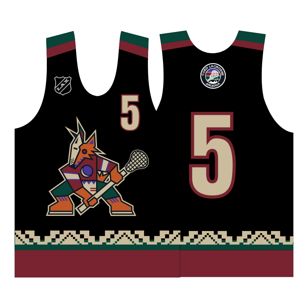 Coed Lacrosse Performance Pinnie - Coyotes