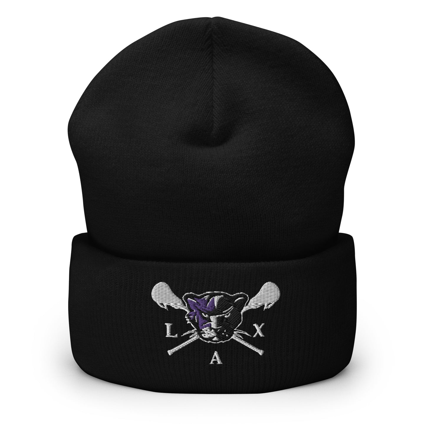 LaxCats Cuffed Beanie