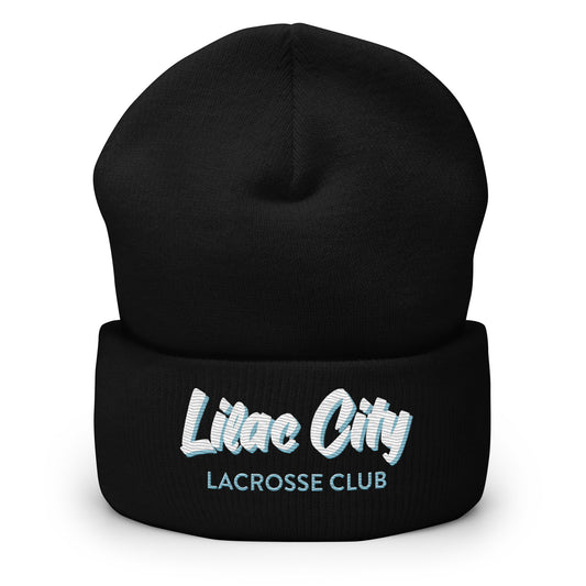 Lilac City Lacrosse Cuffed Beanie